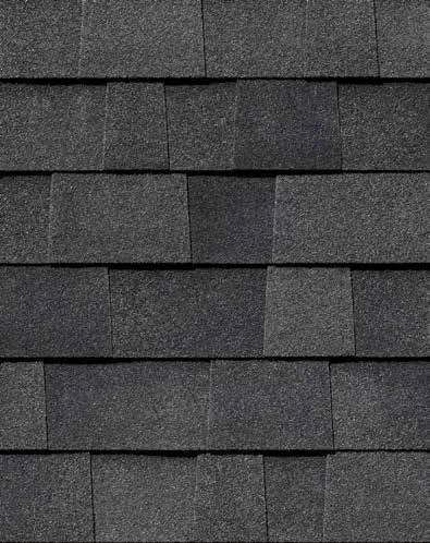 Malarkey Vista AR shingle in Midnight Black
